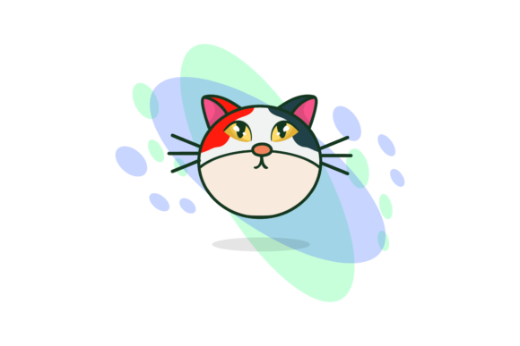 Angry Cat Embroidery Design