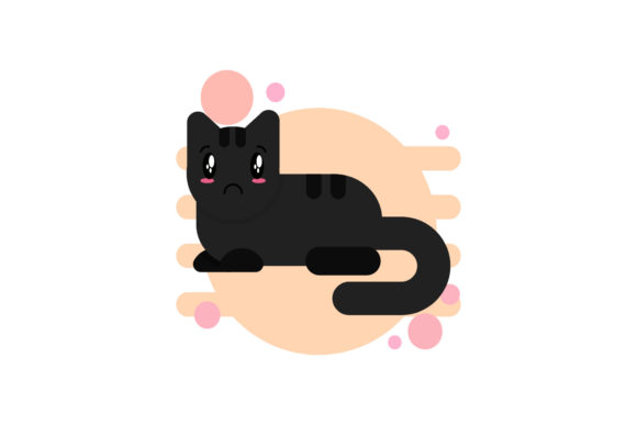 Cat Cute Embroidery Design