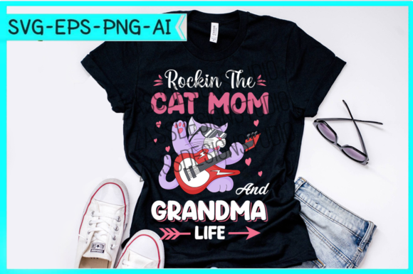 Cat Mom and Grandma Life Kitten