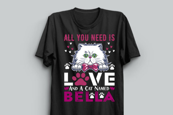 Cat's Lover T-shirt Design 11