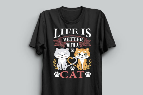 Cat's Lover T-shirt Design 22