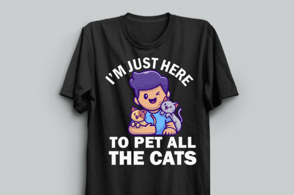 Cat's Lover T-shirt Design 35