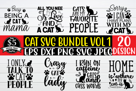 Cat SVG Bundle Vol.1 Review