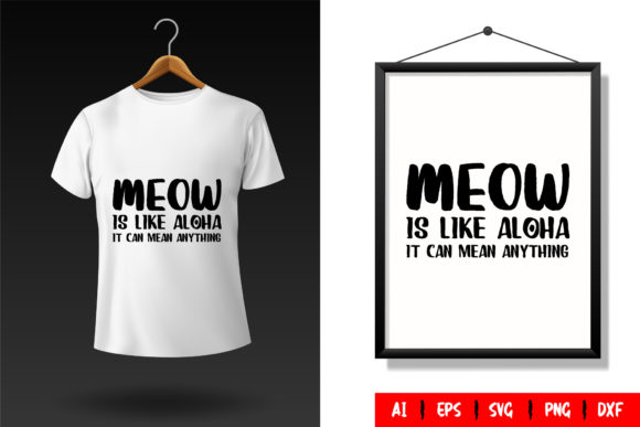 Cat T-Shirt Design Template 17