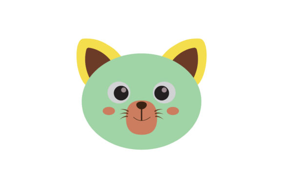 Cute Cat Animal Face 9
