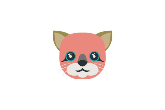 Cute Cat Animal Face