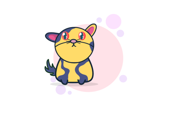 Cute Cat Animal Graphic Design