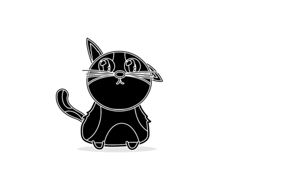 Cute Cat Animal Graphic Design Arts