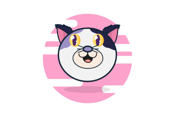 Cute Cat Vector Illustration