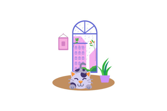 Icon Cat Cute Happy