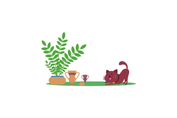 Icon Cute Cat Play Jars